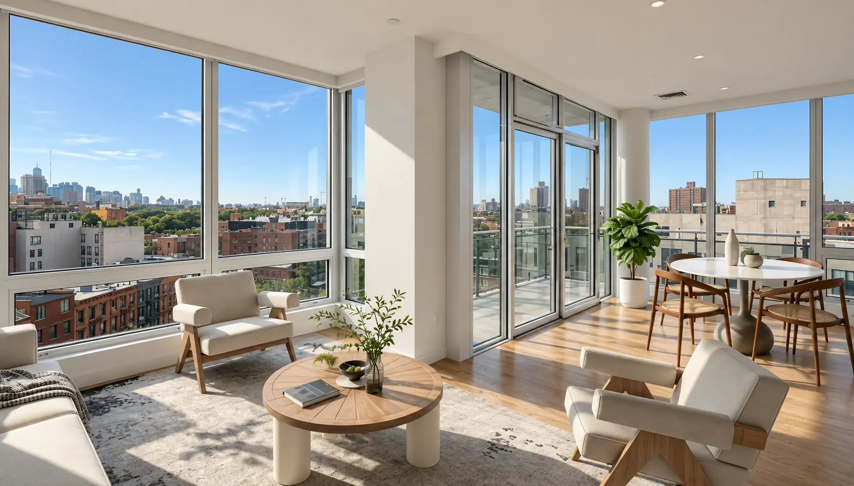 Corner Residence with Wrap-Around Glazing